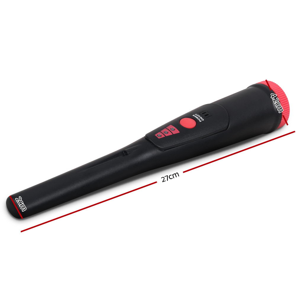 Metal Detector 40MM Sensitive Handheld Pinpointer Waterproof Automatic Hunter Black MDETECTOR-C-GC2007