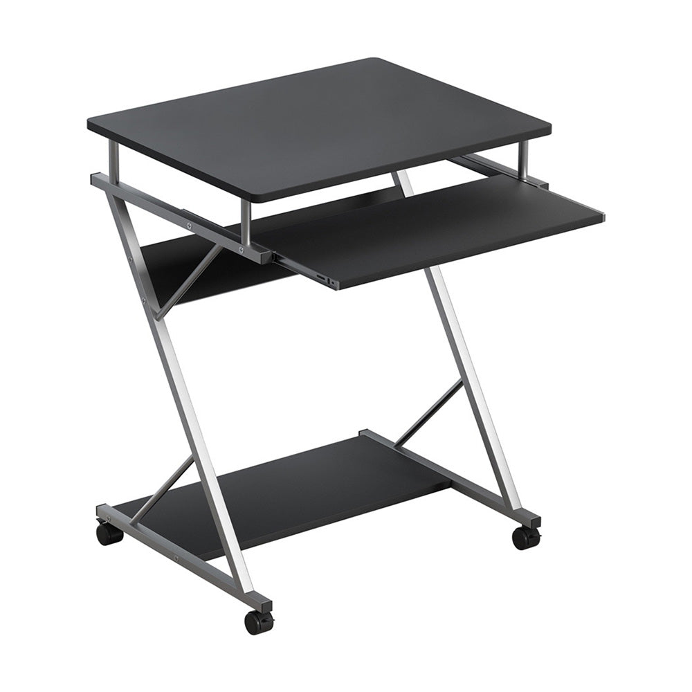 Artiss Computer Desk Keyboard Tray Shelf Black 60CM MET-DESK-105-BK