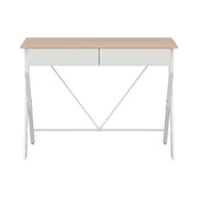 Artiss Computer Desk Drawer Oak 100CM MET-DESK-116-OA