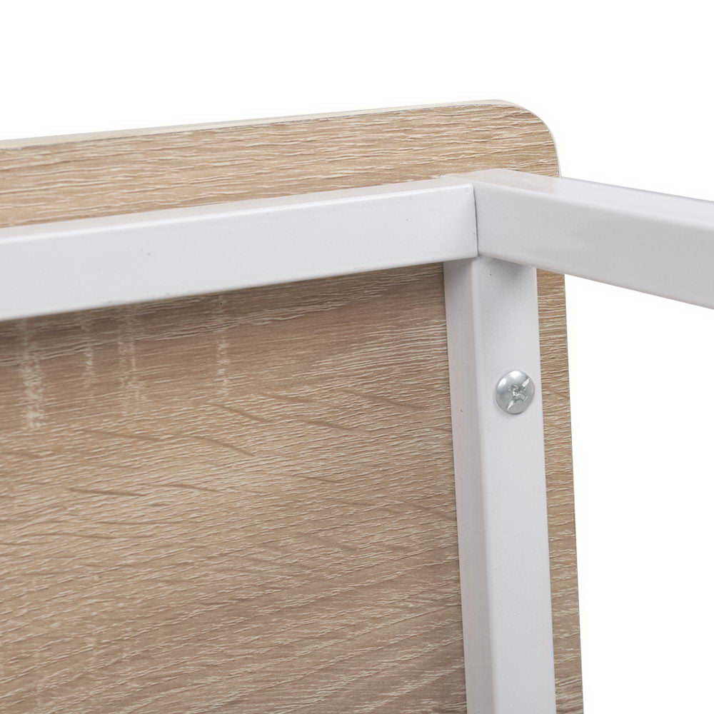 Artiss Computer Desk Oak 100CM MET-DESK-119-OA