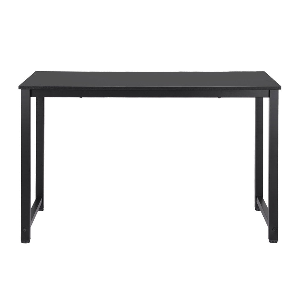 Artiss Computer Desk Home Office Study Table Black 120CM MET-DESK-120-BK