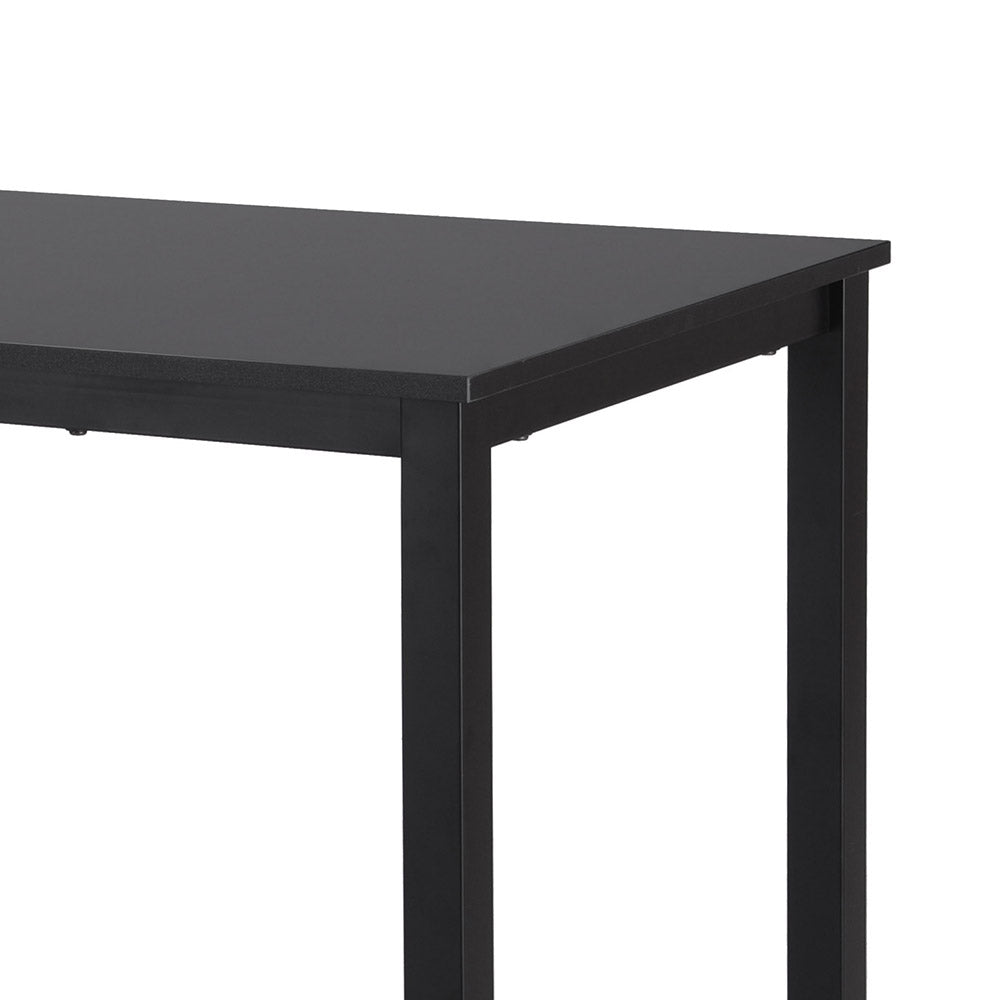 Artiss Computer Desk Home Office Study Table Black 120CM MET-DESK-120-BK