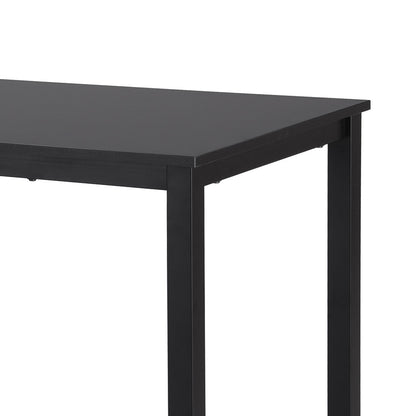 Artiss Computer Desk Home Office Study Table Black 120CM MET-DESK-120-BK