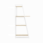 Artiss Computer Desk Bookshelf Storage Oak 100CM MET-DESK-4T-OAK