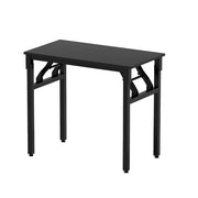 Artiss Computer Desk Foldable Balck 80CM MET-DESK-FD-80-BK