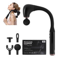 Everfit Massage Gun U-shaped Extended Handle Percussion Massager 4 Heads MG-B-1500-U-4H-BK
