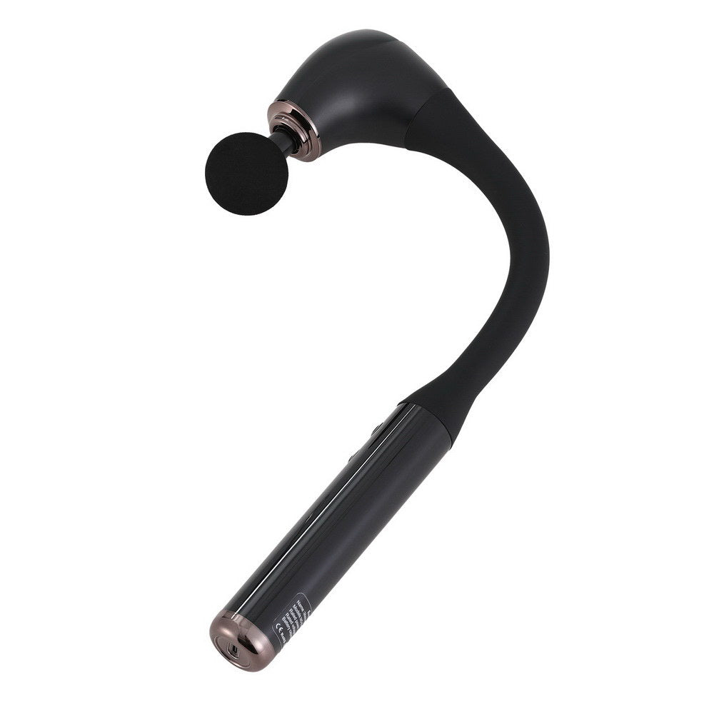Everfit Massage Gun U-shaped Extended Handle Percussion Massager 4 Heads MG-B-1500-U-4H-BK