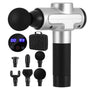 Everfit Massage Gun 30 Speed 6 Heads Vibration Muscle Massager Chargeable Silver MG-B-2000-4H-SI