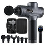 Everfit Massage Gun 30 Speed 6 Heads Vibration Muscle Massager Chargeable Grey MG-M2-CB
