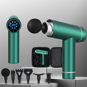 Everfit Massage Gun 30 Speed 6 Heads Vibration Muscle Massager Chargeable Green MG-M2000-GN