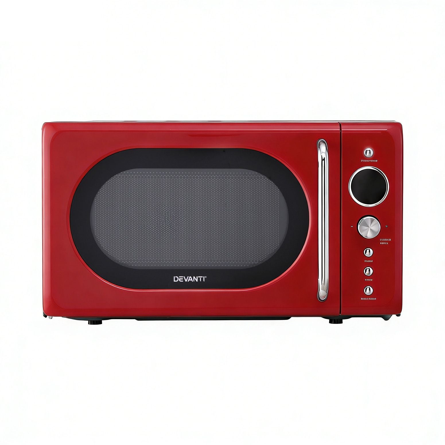 Devanti 20L Microwave Oven 700W Red MIO-EF20L-RD