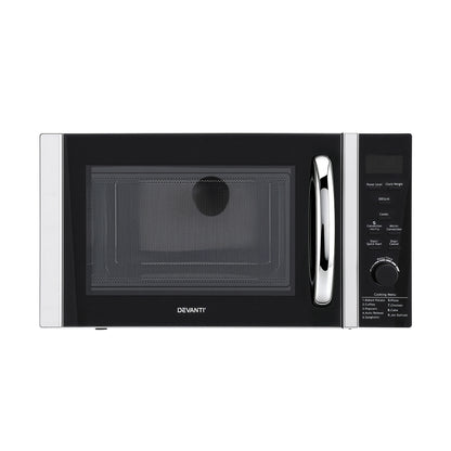Devanti 30L Microwave Oven 4-IN-1 Air Fryer Convection Grill MIO-H3-BK