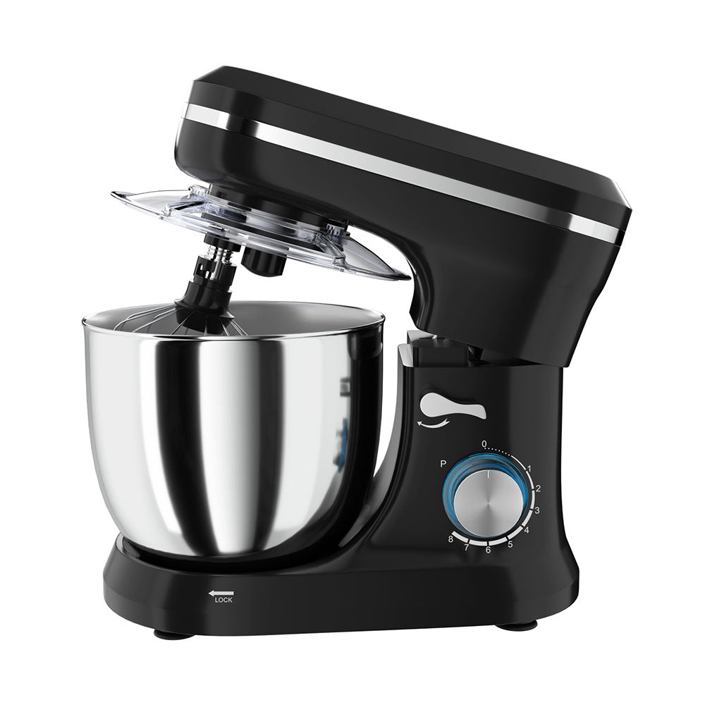 Devanti 3in1 Stand Mixer 8 Speed 5L Mix Master 400W Black MIXER-B-10-BK