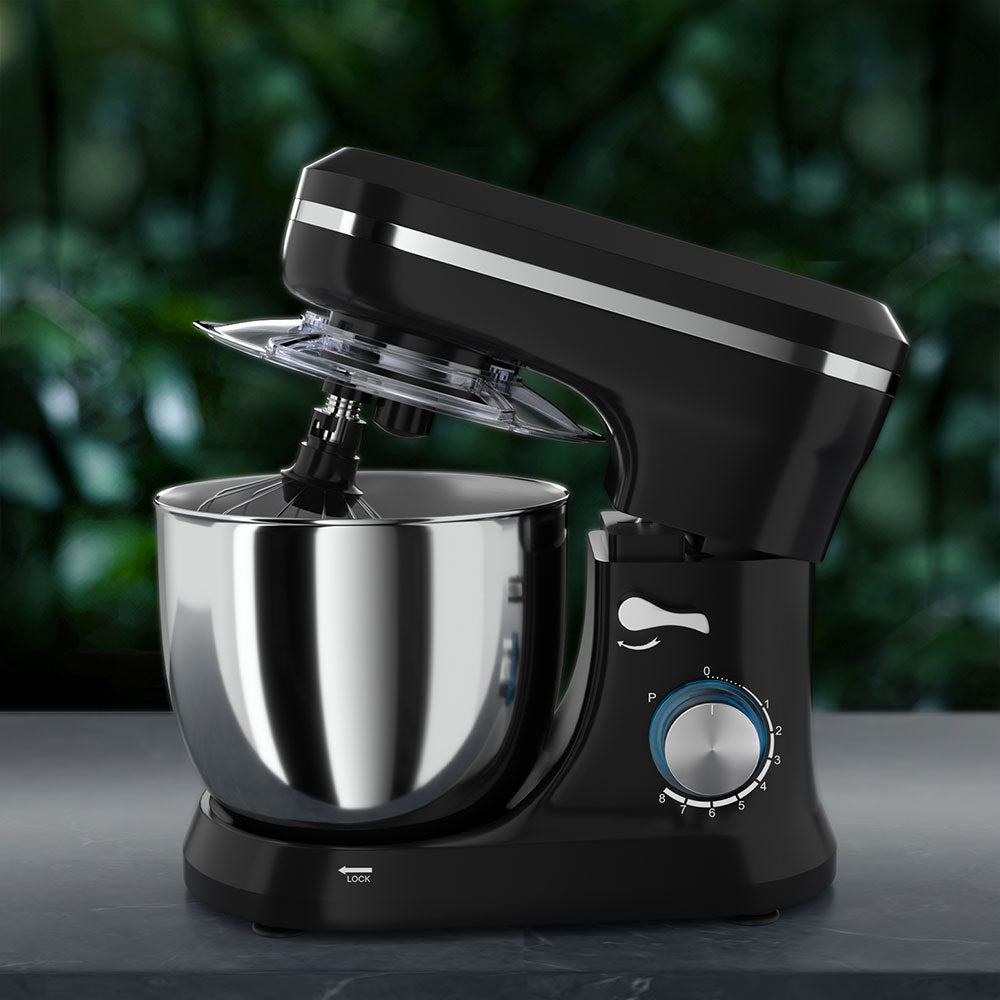 Devanti 3in1 Stand Mixer 8 Speed 5L Mix Master 400W Black MIXER-B-10-BK