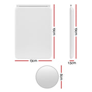 Embellir Portable Travel Makeup Mirror Rechargeable Makeup Mirror with Lights 10x Magnifier White MM-E-FOLD-10X-LED-WH