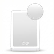 Embellir Portable Travel Makeup Mirror Rechargeable Makeup Mirror with Lights 10x Magnifier White MM-E-FOLD-10X-LED-WH