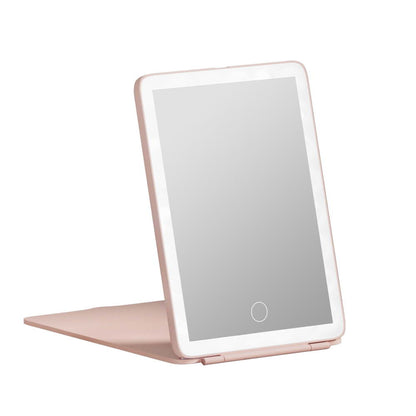 Embellir Compact Makeup Mirror w/ LED Light Portable Foldable Travel Beauty Pink MM-E-FOLD-2014LED-PK