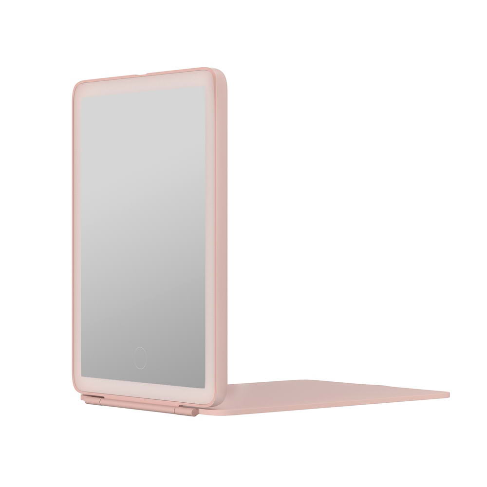 Embellir Compact Makeup Mirror w/ LED Light Portable Foldable Travel Beauty Pink MM-E-FOLD-2014LED-PK