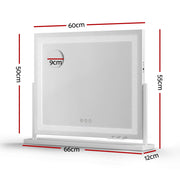 Embellir Makeup Mirror 60x50cm 360~ Rotatable Vanity Mirror with Lights Crystal LED MM-E-FRAME-5060LED-CR-ZJ