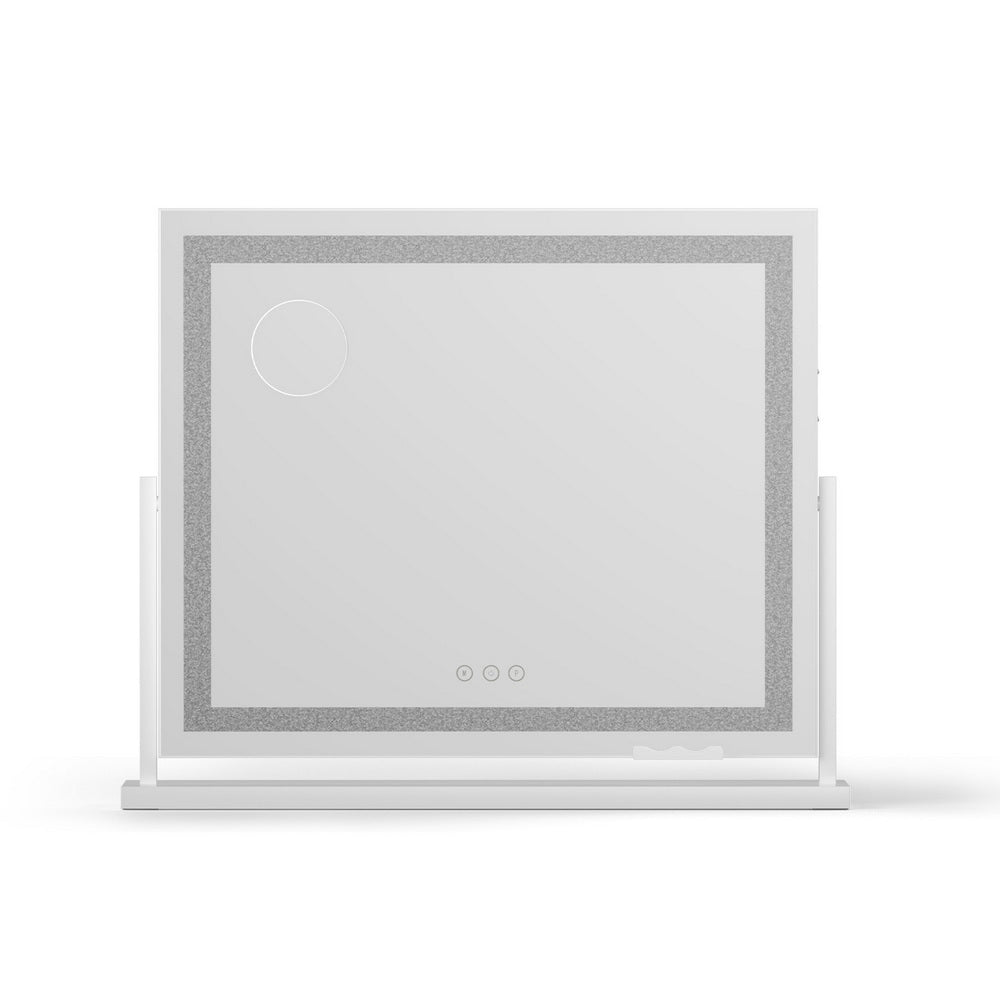 Embellir Makeup Mirror 60x50cm 360~ Rotatable Vanity Mirror with Lights Crystal LED MM-E-FRAME-5060LED-CR-ZJ