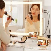 Embellir Makeup Mirror 80x58cm 360~ Rotatable Vanity Mirror with Lights Bright Light Strip Adjustable MM-E-FRAME-5880LED-ZJ