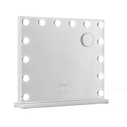Embellir Makeup Mirror 60x52cm Hollywood Vanity with LED Light Tabletop White MM-E-FRAME-6052LED-WH