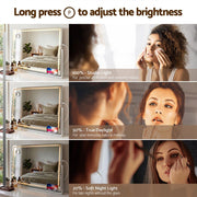 Embellir 100x70cm Makeup Mirror 360 degree Rotatable Vanity Mirror 10x magnifing