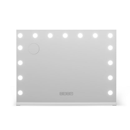 Embellir Bluetooth Makeup Mirror 80x58cm Hollywood Vanity with LED Light Wall MM-E-FRAMELS-5880-WH-BT
