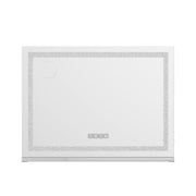 Embellir Bluetooth Makeup Mirror 80x58cm Hollywood Vanity with LED Light Crystal MM-E-FRAMELS-5880LED-GS-BT