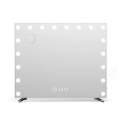 80x65cm Embellir Makeup Mirror Hollywood Vanity with LED Light Silver Legs MM-E-FRAMELS-6580LED-GS
