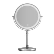 Embellir Makeup Mirror 20x20cm 10X Magnifying with LED Light Rotation Tabletop MM-E-STAND-10X-LED-7IN