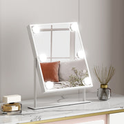 Embellir Bluetooth LED Makeup Mirror Mirrors Lighted Vanity Hollywood 25X30CM MM-E-STAND-2530LED-WH-BT
