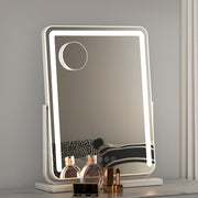 Embellir Makeup Mirror 40x50cm Hollywood Vanity with LED Light Strip Rotation MM-E-STAND-4050LED-WH