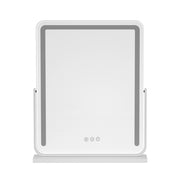 Embellir Makeup Mirror 40x50cm Hollywood Vanity with LED Light Strip Rotation MM-E-STAND-4050LED-WH