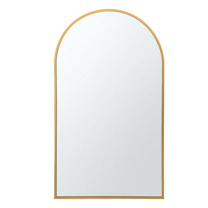 Embellir 86x50cm Arched Wall Mirror Vanity Makeup Home Decor MM-E-WALL-OVAL-GD-5086