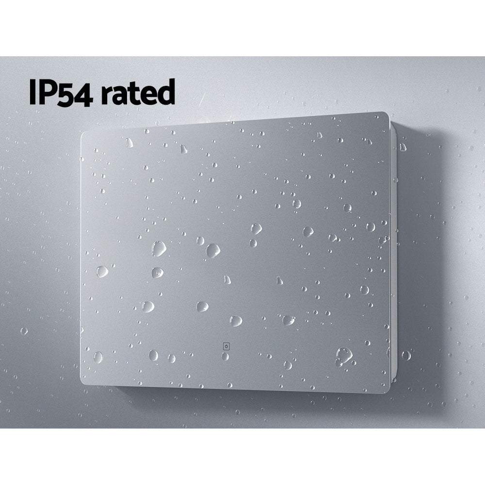 Embellir Wall Mirror 70X50cm with LED Light Bathroom Home Decor Round Rectangle MM-E-WALL-REC-LED-5070