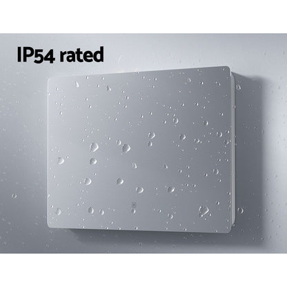 Embellir Wall Mirror 70X50cm with LED Light Bathroom Home Decor Round Rectangle MM-E-WALL-REC-LED-5070