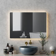 Embellir Wall Mirror 70X50cm with LED Light Bathroom Home Decor Round Rectangle MM-E-WALL-REC-LED-5070