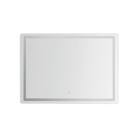 Embellir Wall Mirror 100X70CM with LED Light Bathroom Home Decor Round Rectangle MM-E-WALL-REC-LED-70100