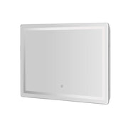 Embellir Wall Mirror 100X70CM with LED Light Bathroom Home Decor Round Rectangle MM-E-WALL-REC-LED-70100
