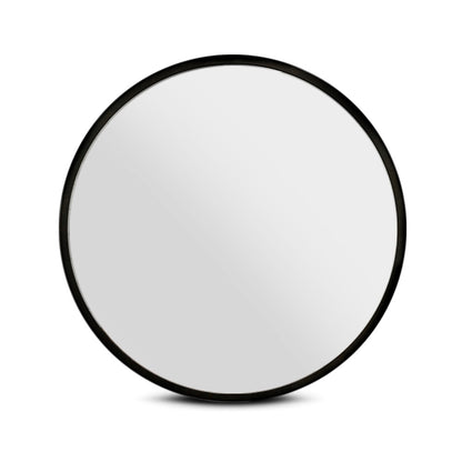 Embellir 2 Wall Mirror Makeup 60cm Home Decor Framed Mirrors Bathroom Round Black MM-E-WALL-ROU-BK-60-X2