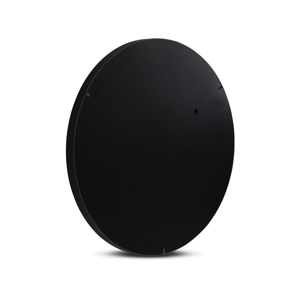 Embellir 2 Wall Mirror Makeup 60cm Home Decor Framed Mirrors Bathroom Round Black MM-E-WALL-ROU-BK-60-X2