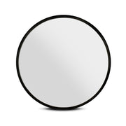 Embellir 2 Wall Mirror Makeup 90cm Home Decor Framed Mirrors Bathroom Round Black MM-E-WALL-ROU-BK-90-X2