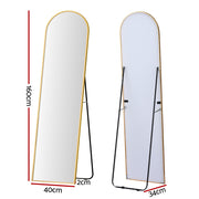 Embellir Full Length Mirror Floor Dressing Mirror 160cm MM-E-WALL-ROU-GD-160