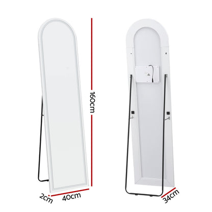 Embellir LED Full Length Mirror Floor Dressing Mirror 160cm MM-E-WALL-ROU-LED-160