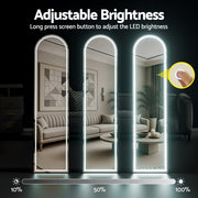 Embellir LED Full Length Mirror Floor Dressing Mirror 160cm MM-E-WALL-ROU-LED-160