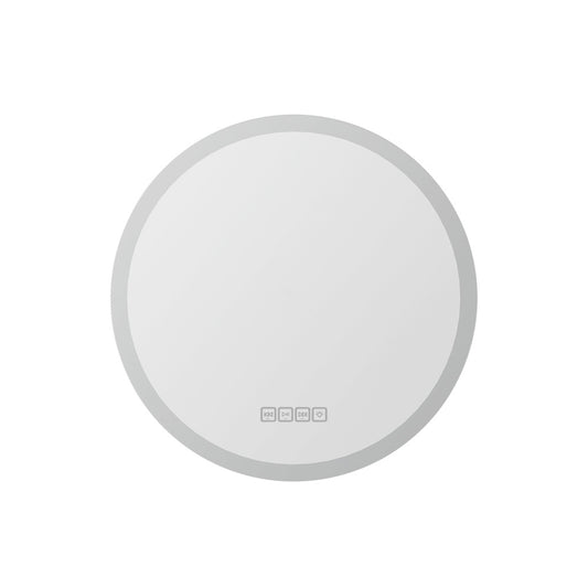 Embellir Bluetooth LED Wall Mirror With Light 50CM Bathroom Decor Round Mirrors MM-E-WALL-ROU-LED-50-BT