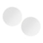 Embellir 2 Wall Mirror 80cm with Led light Makeup Home Decor Bathroom Round Vanity MM-E-WALL-ROU-LED-80-X2