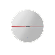 Embellir 2 Wall Mirror 80cm with Led light Makeup Home Decor Bathroom Round Vanity MM-E-WALL-ROU-LED-80-X2
