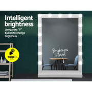 Embellir Makeup Mirror 43x61cm Hollywood Vanity with LED Light Tabletop White MM-FRAME-4361-WH